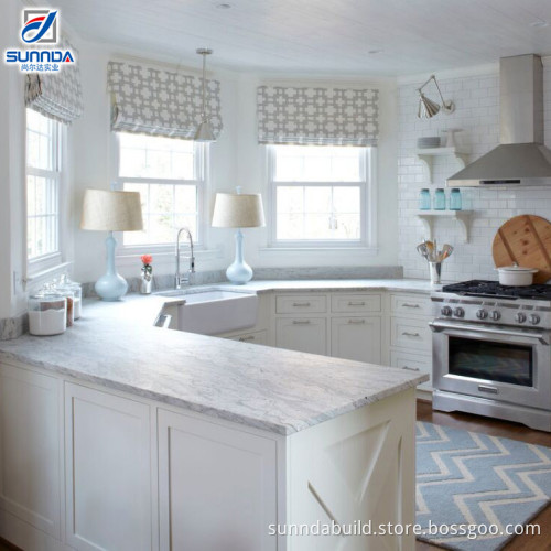 high quality nature white marble kitchen table top slabs and countertops marble and granite